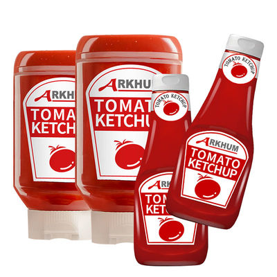 quality Flavored Tomato Sauce Ketchup Flavored Condiment with 150g Bag and 150g Box Packaging and Nutrient Reference Value Energy 7% factory